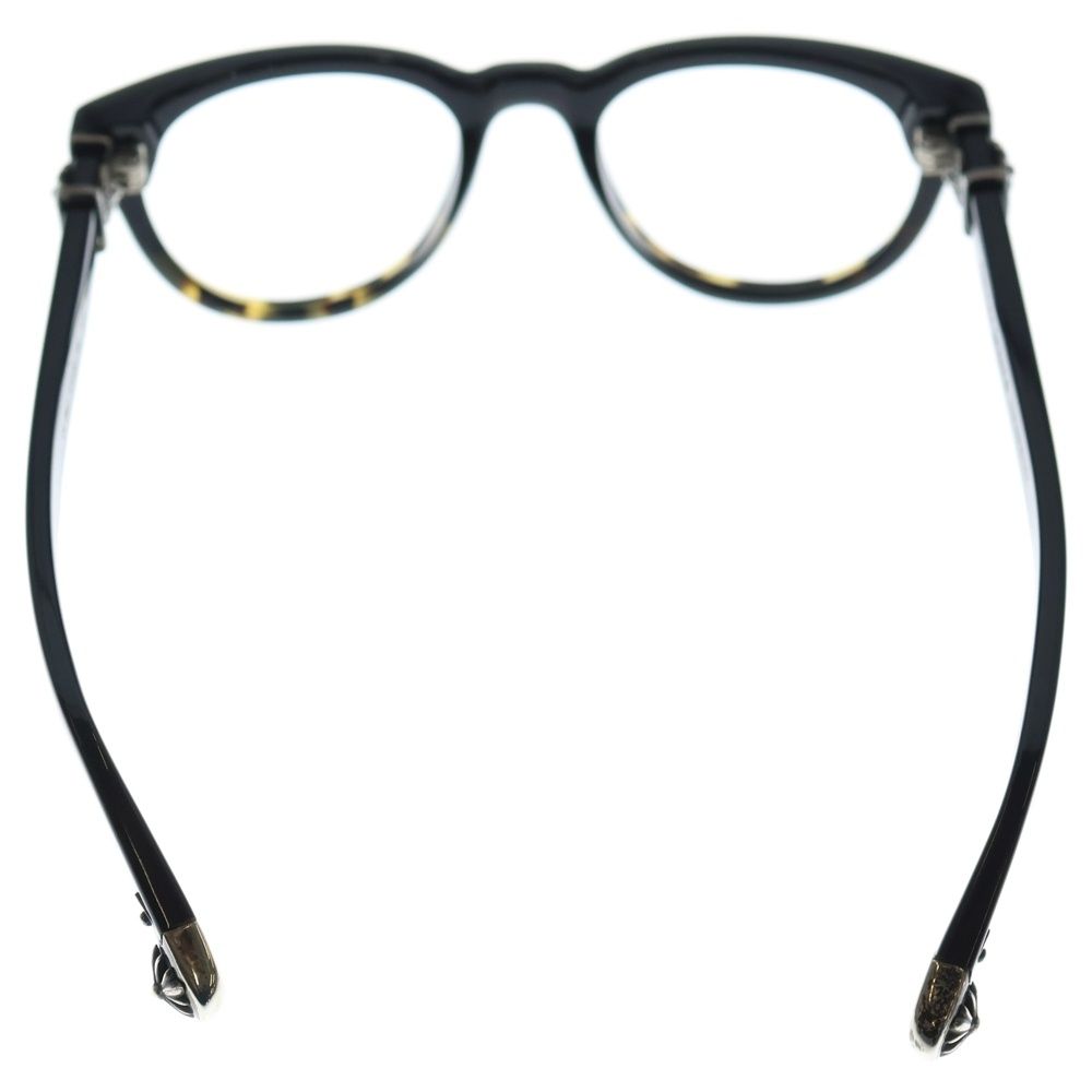 CHROME HEARTS クロムハーツ KAY GULLS CHプラステンプル ウエリントン アイウェア 眼鏡 ブラック|ブラウン