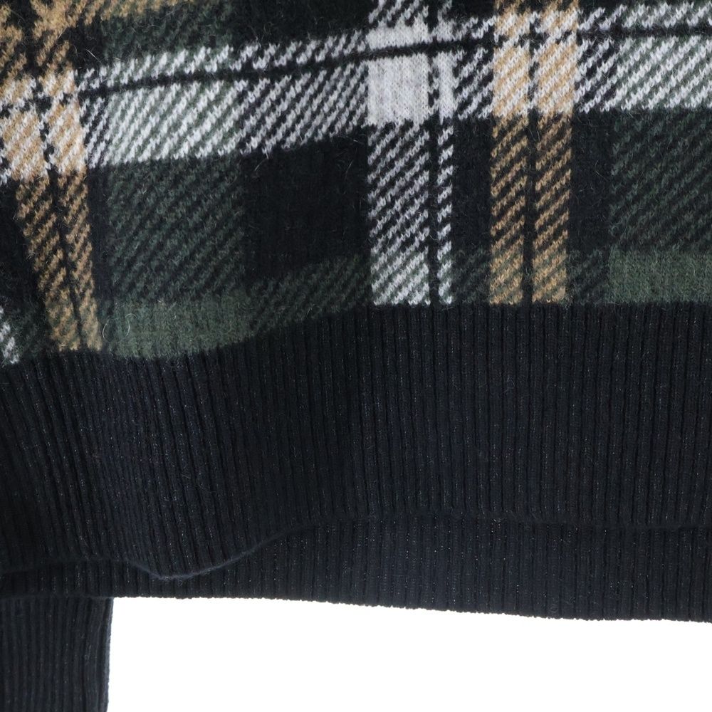 CHROME HEARTS (クロムハーツ) BIG CITY CH PLS カシミヤ混 チェック柄