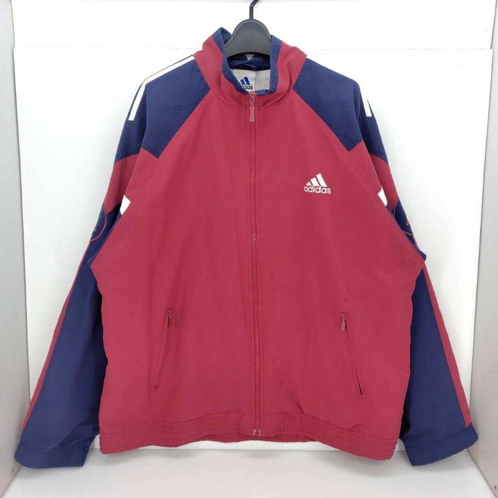 05 w 18196 アディダス adidas トラックジャケット レッド メンズ US|XL アウター ポリエステル 品