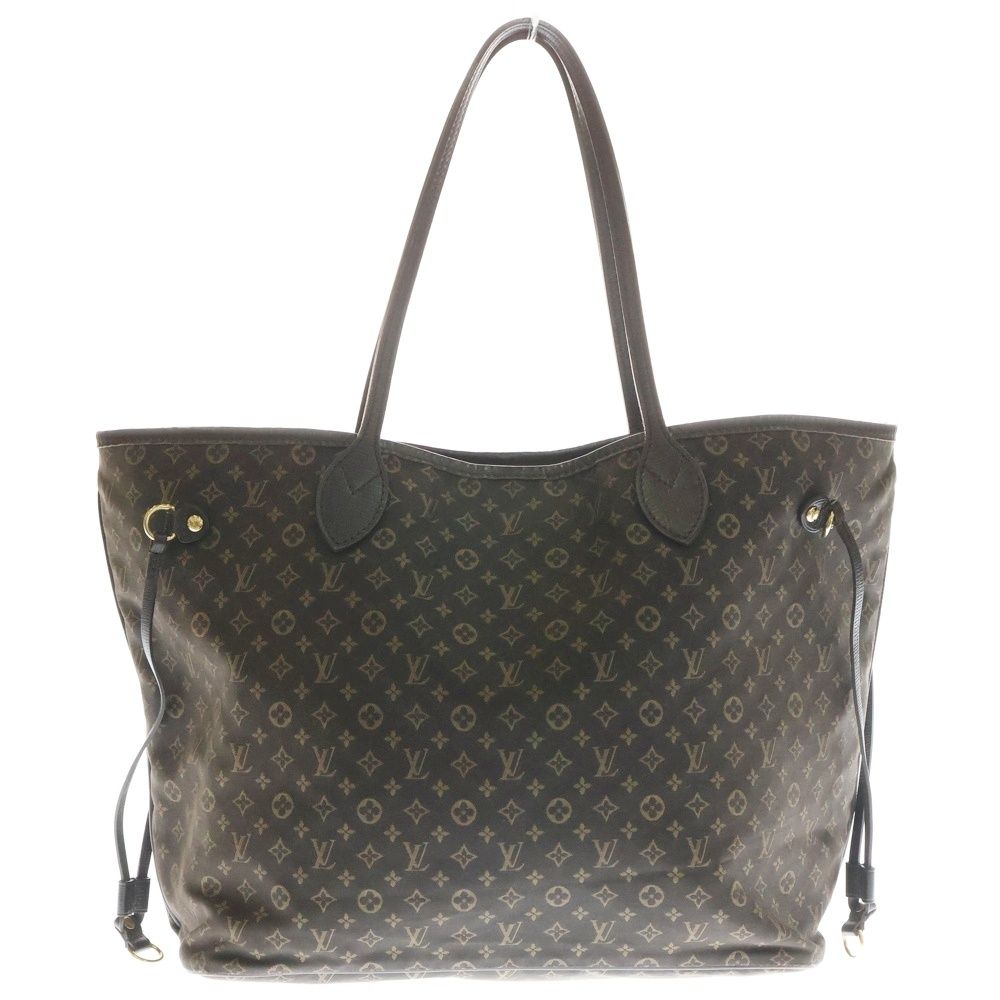 LOUIS VUITTON ルイヴィトン モノグラム イディールキャンバス ネヴァーフルMM トートバッグ ハンドバッグ キャンバス×レザー ブラウン M 40513 ゴールド金具