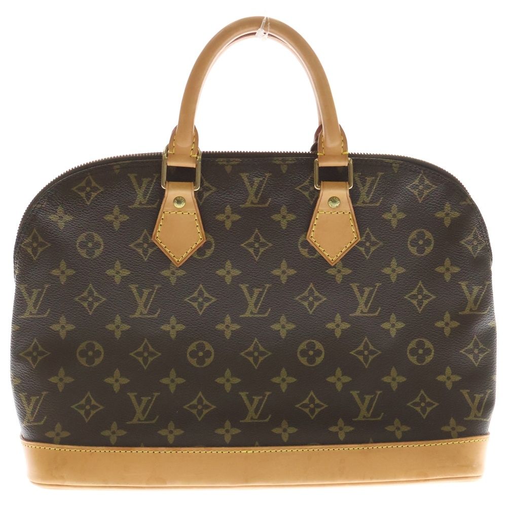 LOUIS VUITTON ルイヴィトン モノグラム アルマPM ハンドバッグ ブラウン PVCレザー M 51130