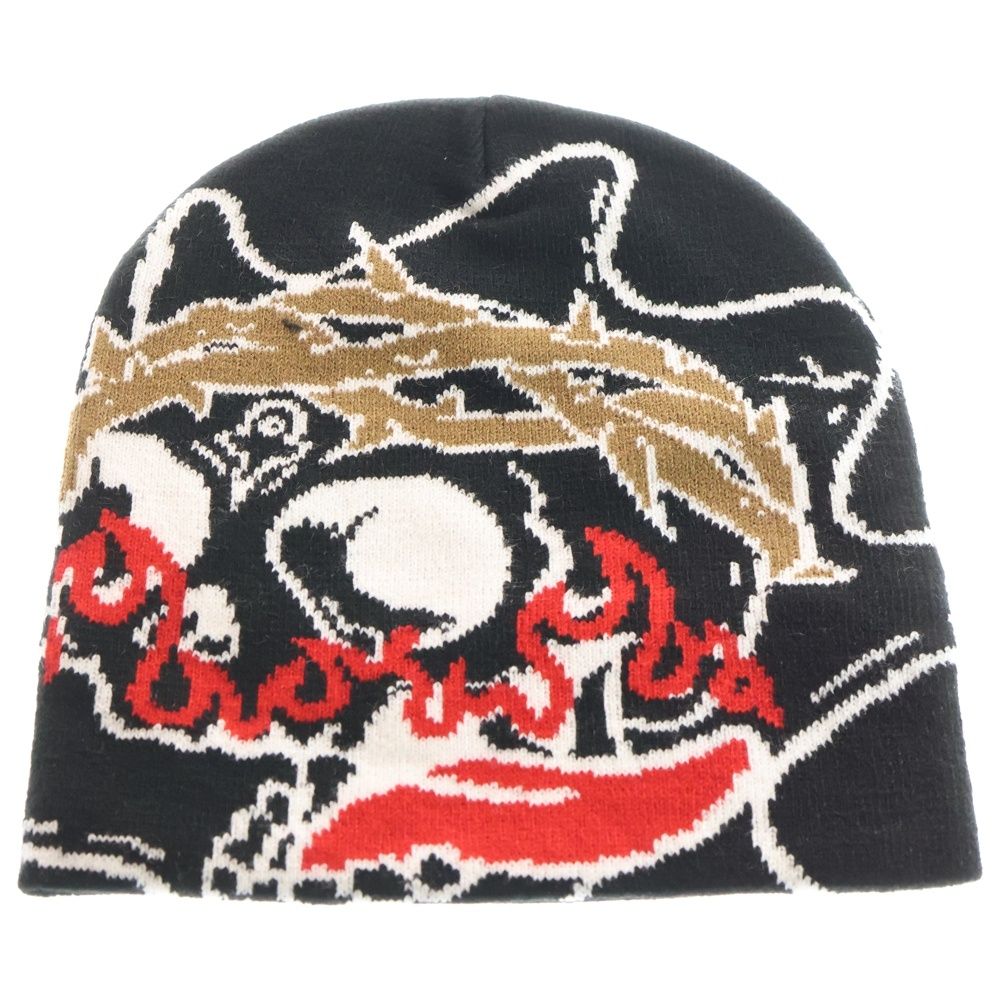 NO BRAND ノーブランド glo gang グローギャング Skull of Venom Beanie スカル オブ ヴェノム ビーニー ブラック