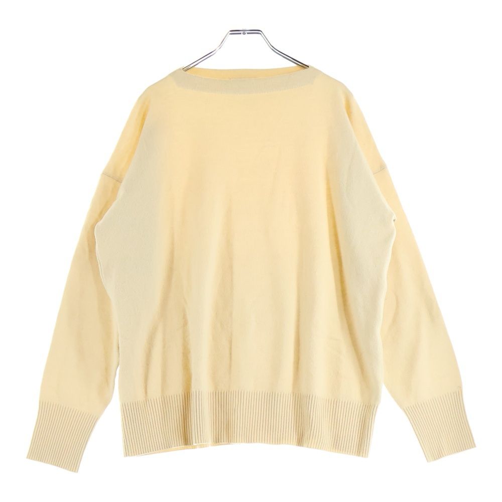 AURALEE (オーラリー) ボートネック ウール プルオーバー 長袖ニット