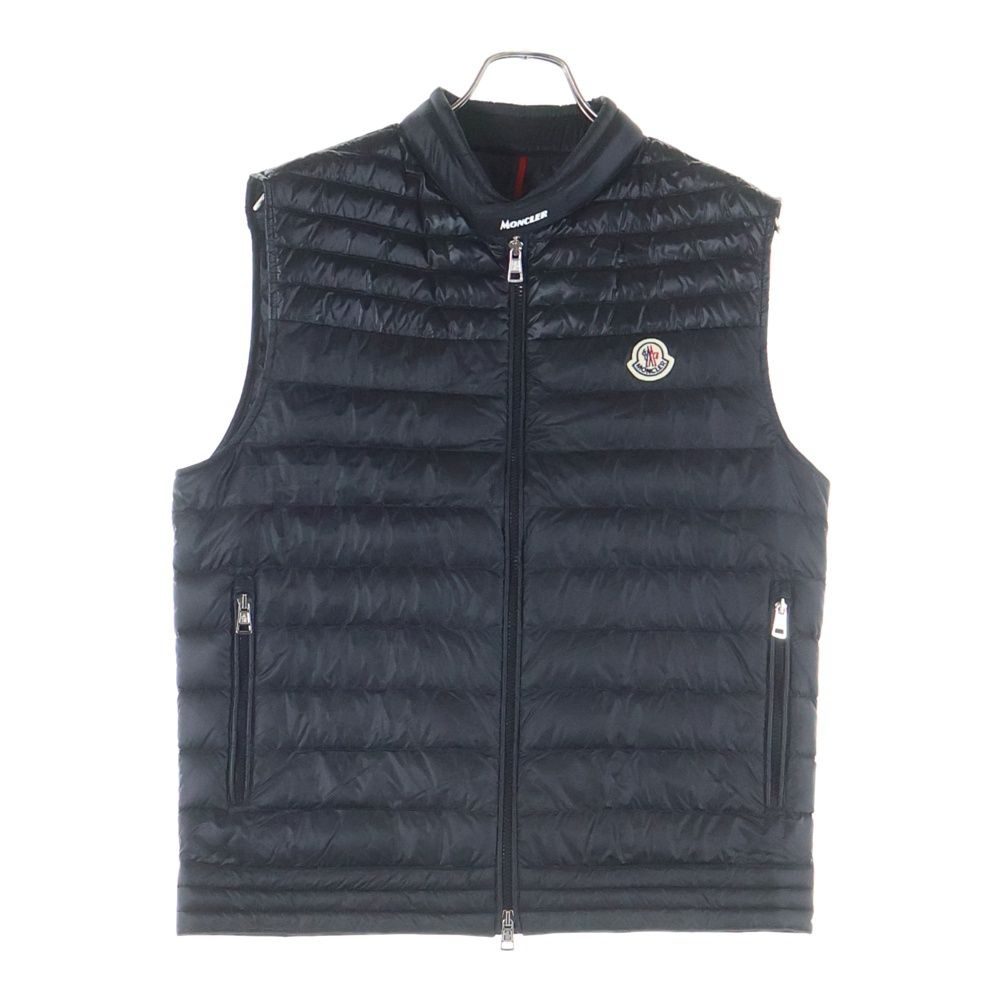 MONCLER モンクレール 19 AW ロゴパッチ ナイロンダウンベスト ブラック C 0451