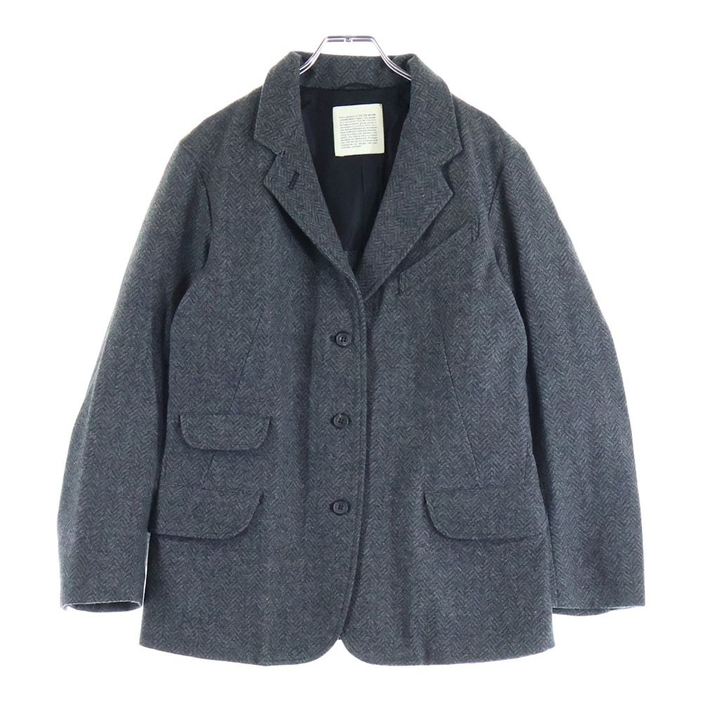 OLD JOE オールドジョー Tweed Sack Jacket リネン混紡ウール ツイードサック テーラードジャケット グレー 162-JK 01