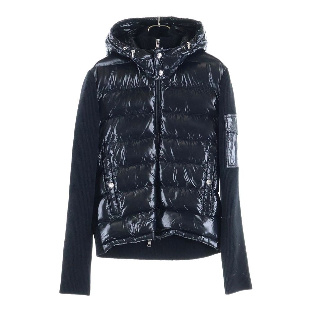 MONCLER (モンクレール) 18AW MAGLIA TRICOT フード付き ニット切替
