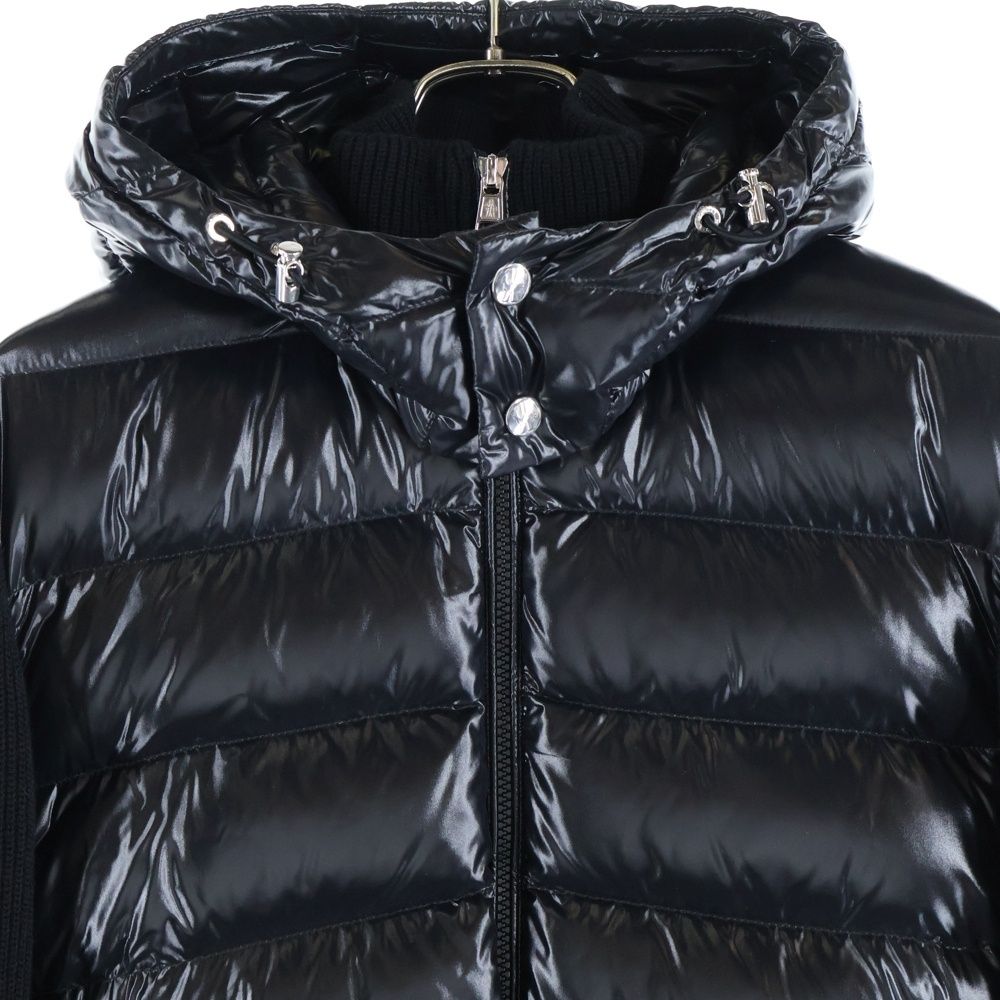 MONCLER (モンクレール) 18AW MAGLIA TRICOT フード付き ニット切替