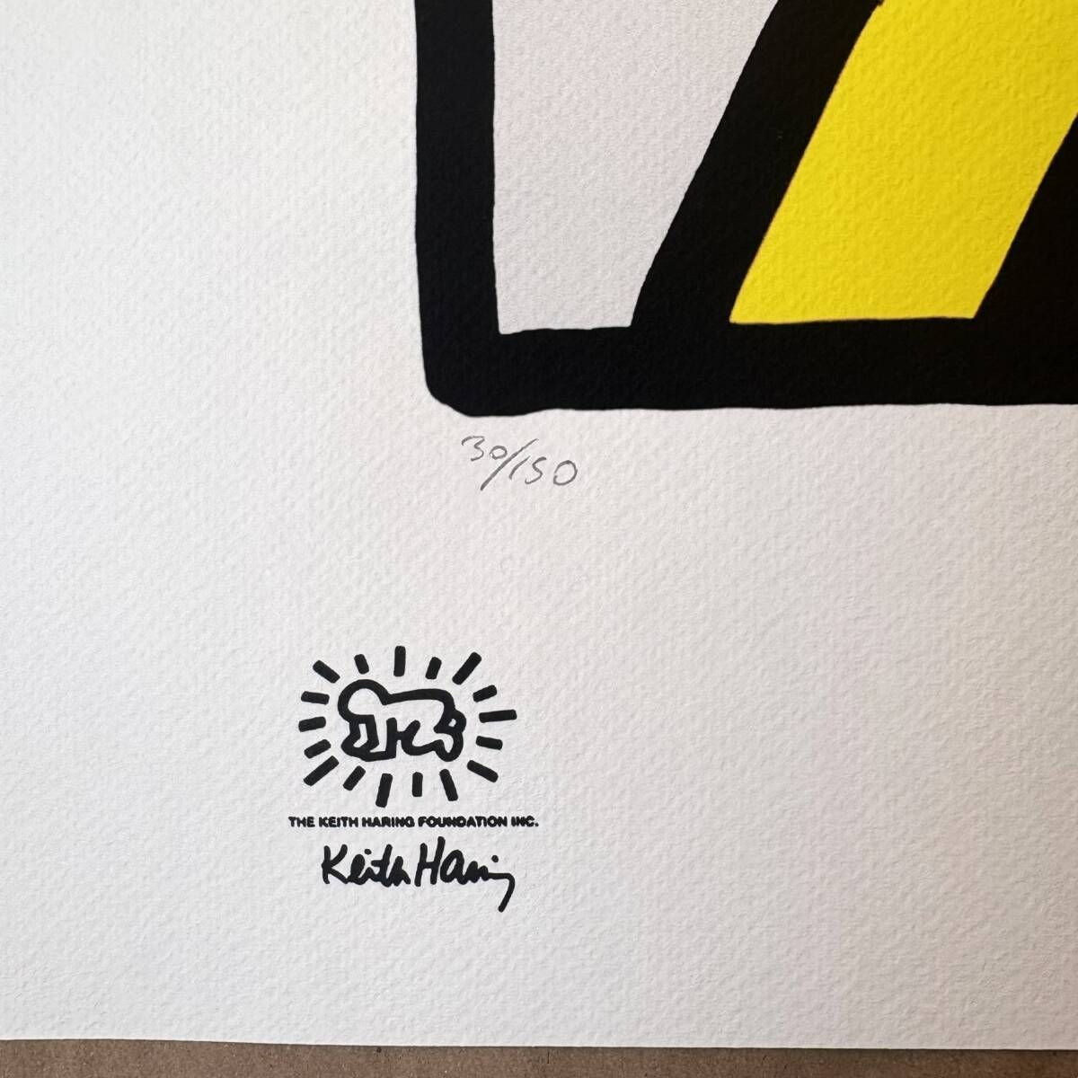 レア物】Keith Haring（キース・ヘリング）「Pop Shop III」 サイン