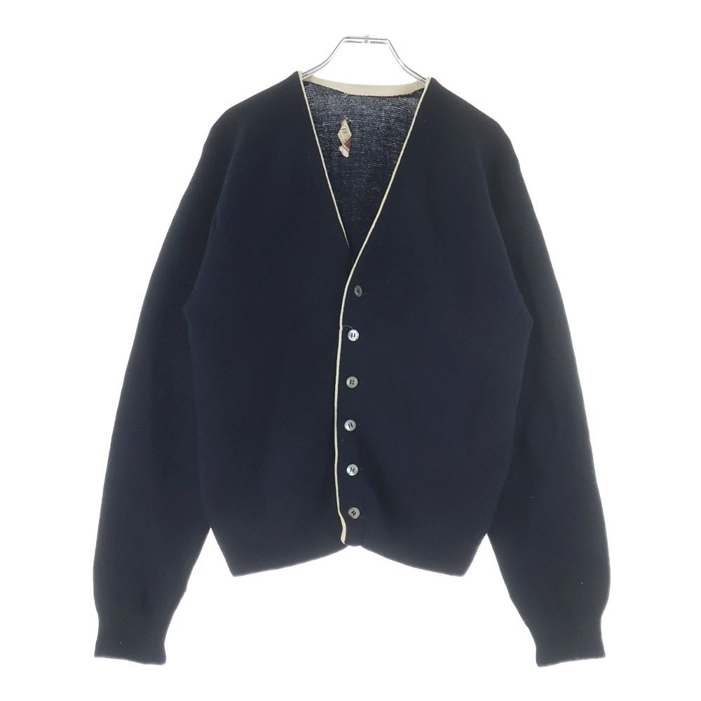 VINTAGE ヴィンテージ 60 s-70 s シェルボタン ニットカーディガン ブラック