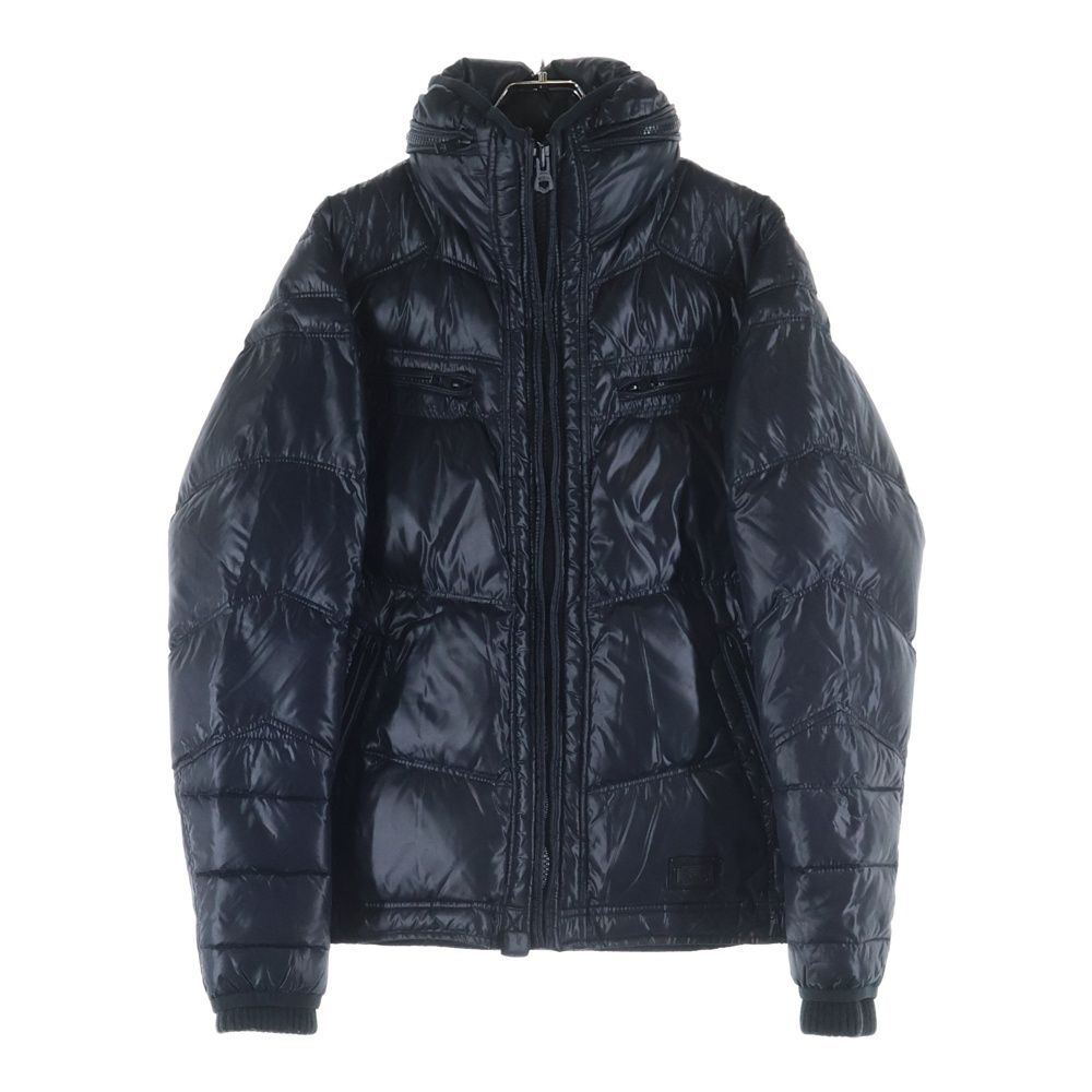 DIESEL ディーゼル テフロン加工 ナイロンダウンジャケット ブラック
