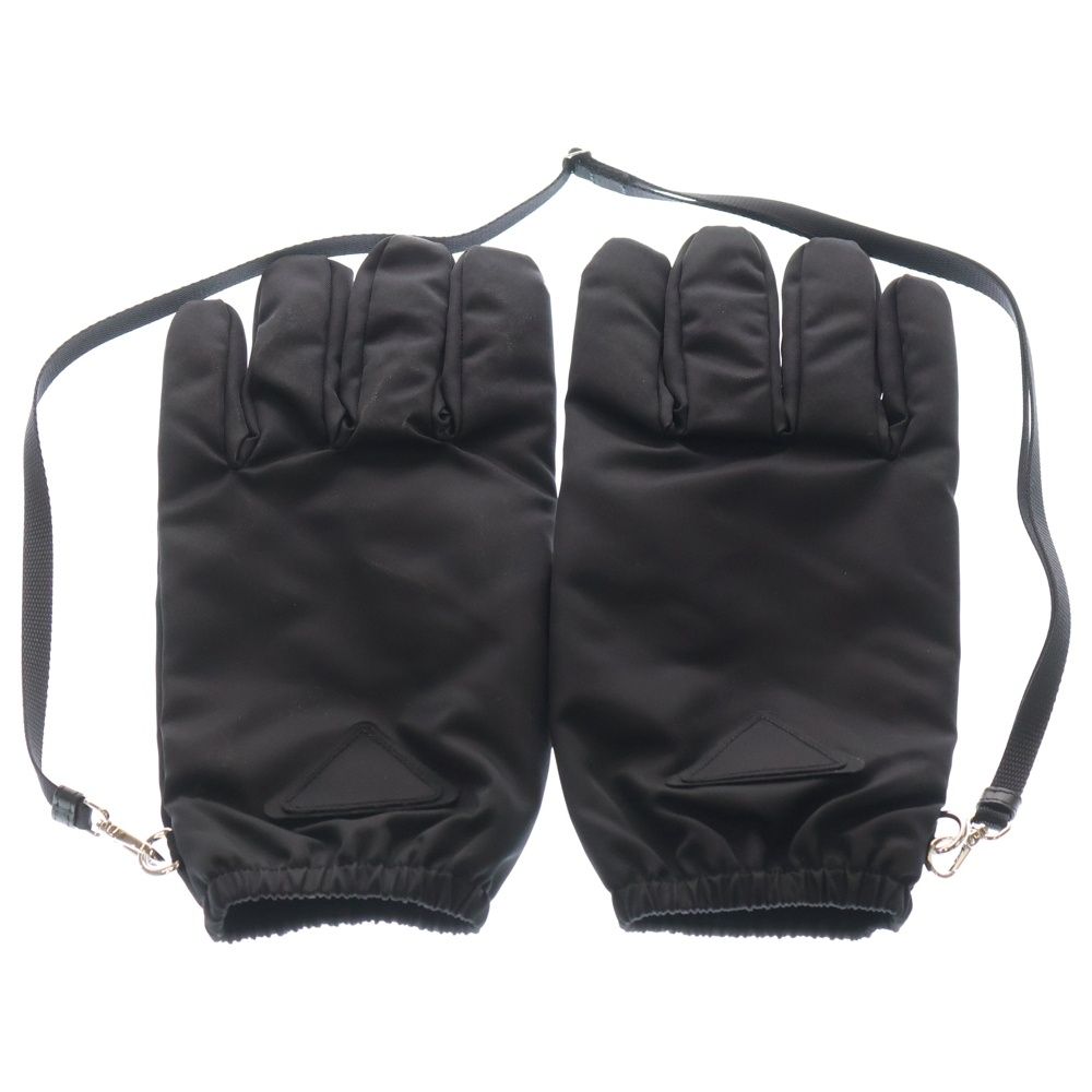 PRADA (プラダ) Re-nylon Gloves トライアングル ナイロングローブ