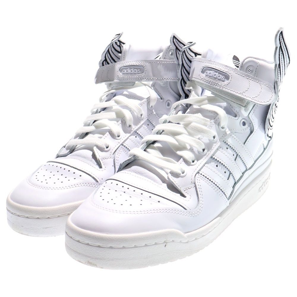 アディダス　JEREMY SCOTT WING　ハイカットスニーカー　ホワイト アディダス JEREMY SCOTT WING ハイカットスニーカー ホワイト