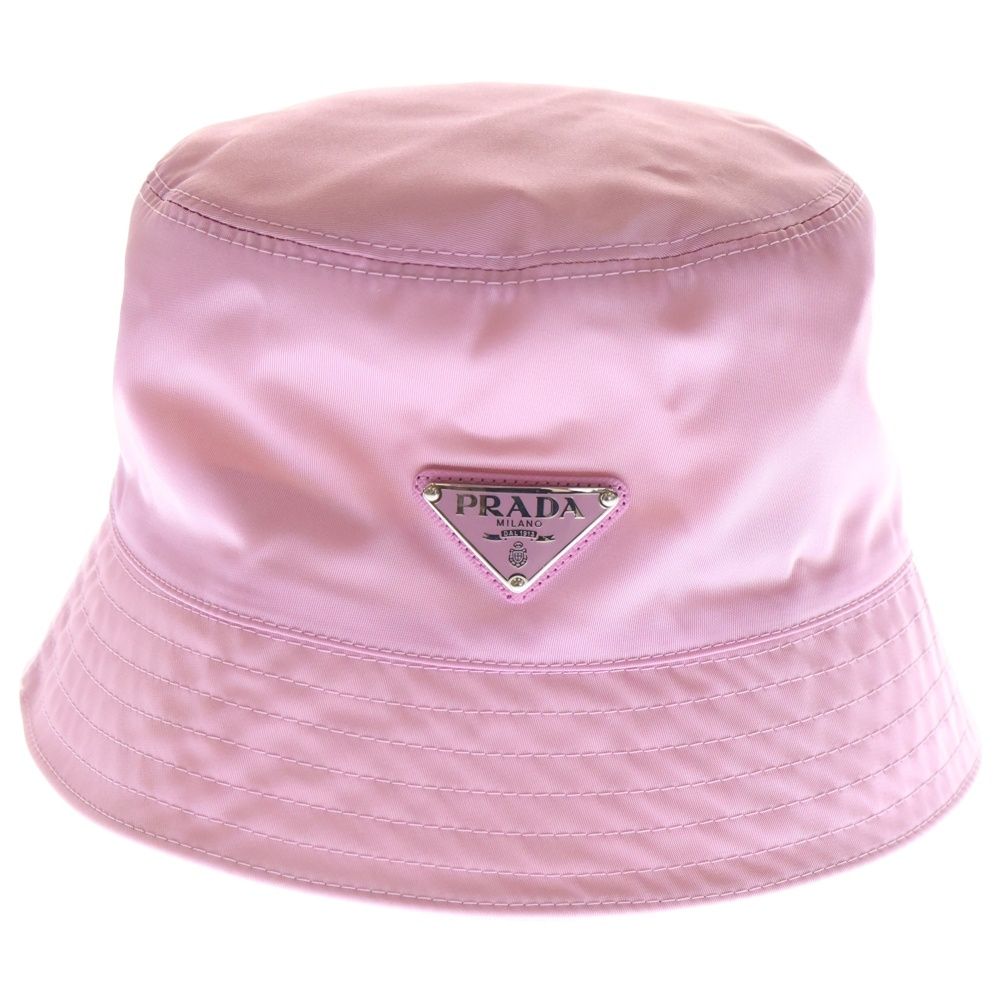 PRADA (プラダ) トライアングルプレートロゴ ナイロンバケットハット