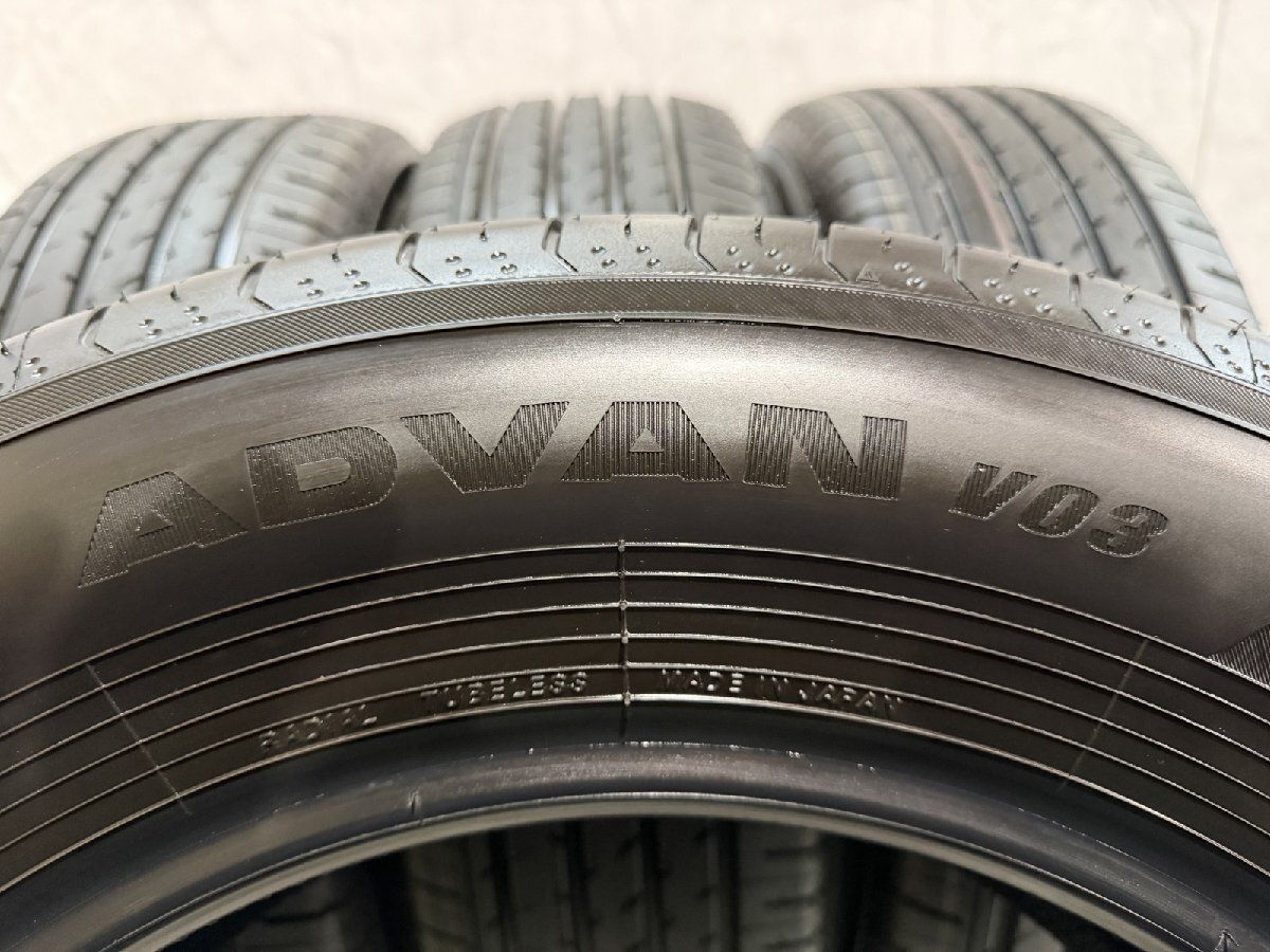 新車外し】2025年製 YOKOHAMA ADVAN V03 225/65R17 102H 17インチ 夏