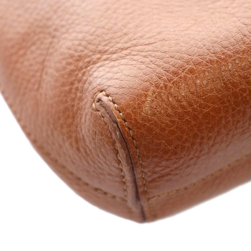  ヒロフ HIROFU ショルダーバッグ レザー Hロゴ 茶 ブラウン |KW GY 18 ショルダーバッグ バッグ