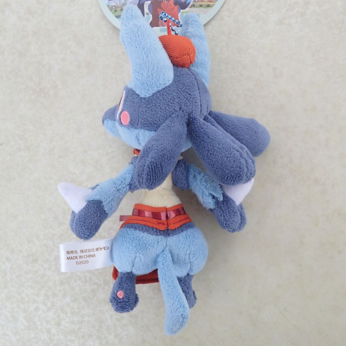 ポケモンセンター マスコット Pokemon Cafe Mix ルカリオ 紙タグ付き