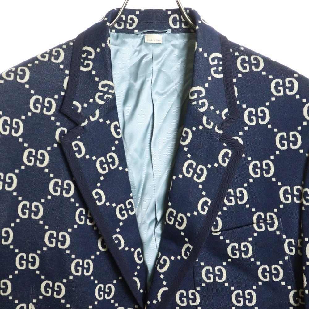 GUCCI (グッチ) GG Jacquard Tailored Jacket GGジャガード 総柄