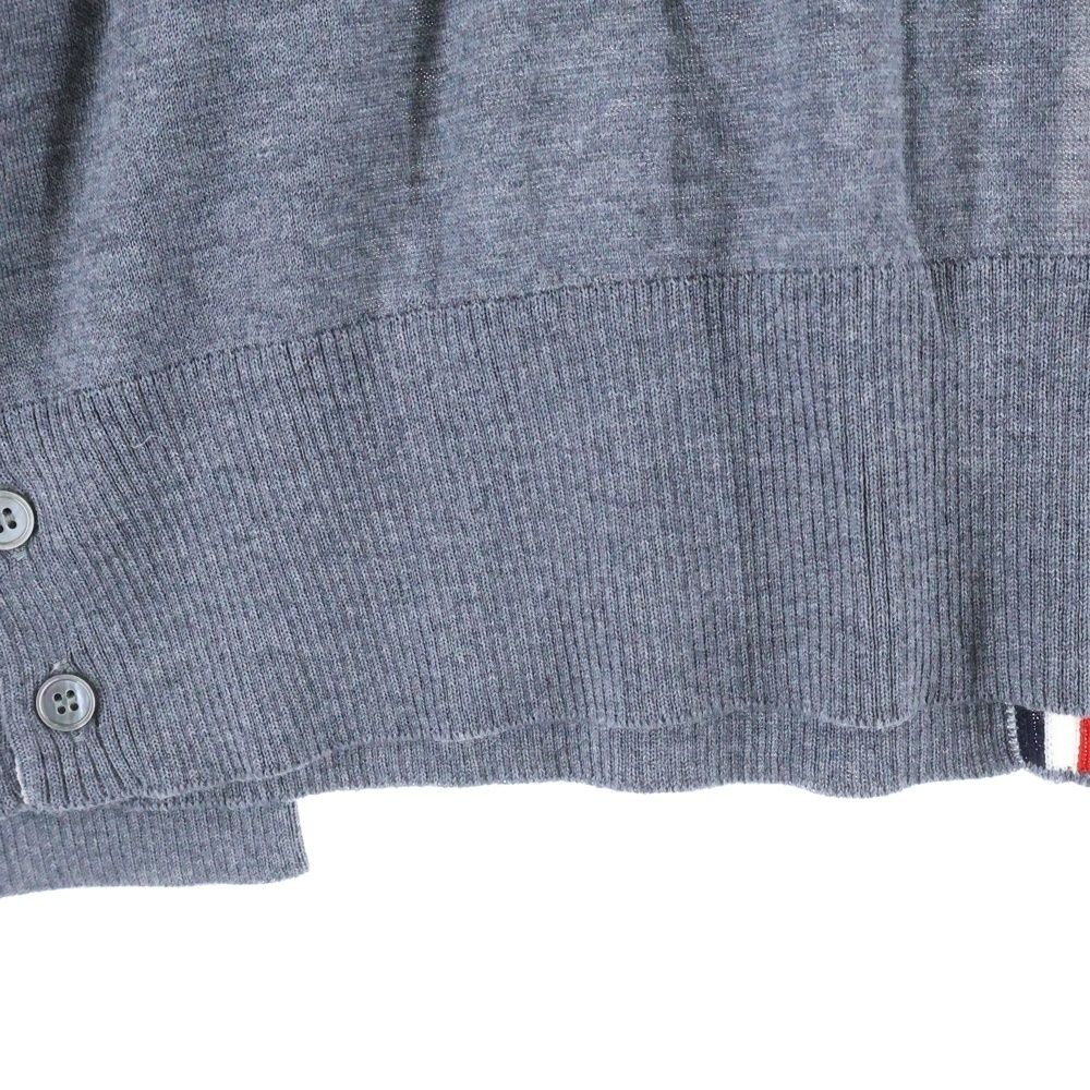 THOM BROWNE (トムブラウン) クルーネックニット ウールセーター 