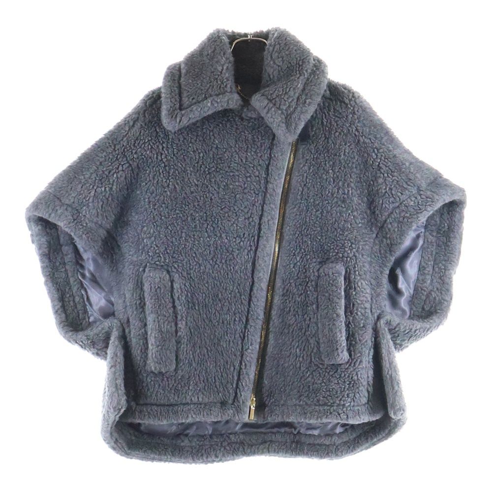 Max Mara マックスマーラ テディベア ポンチョ ケープ レディース グレー