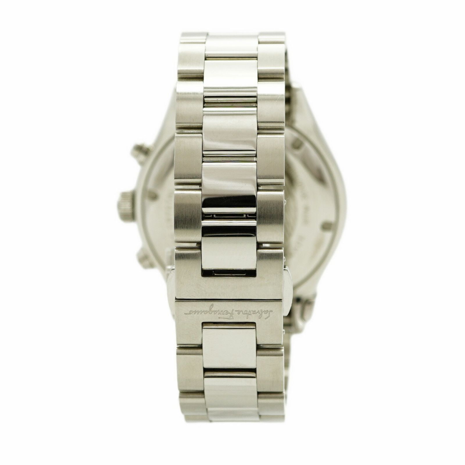 シルバー文字盤腕時計