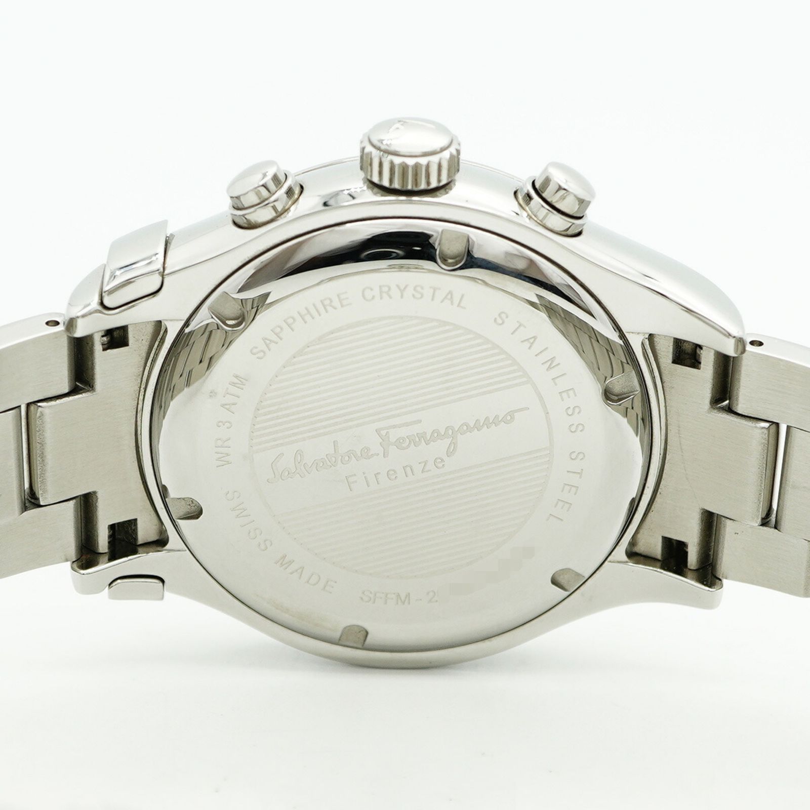 シルバー文字盤腕時計