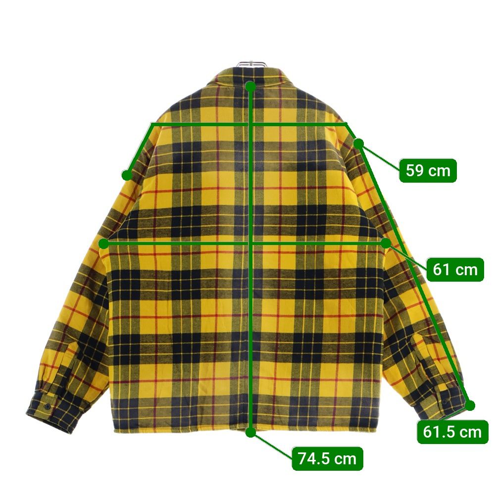 SUPREME (シュプリーム) 24AW Quilted Plaid Shirt キルティング