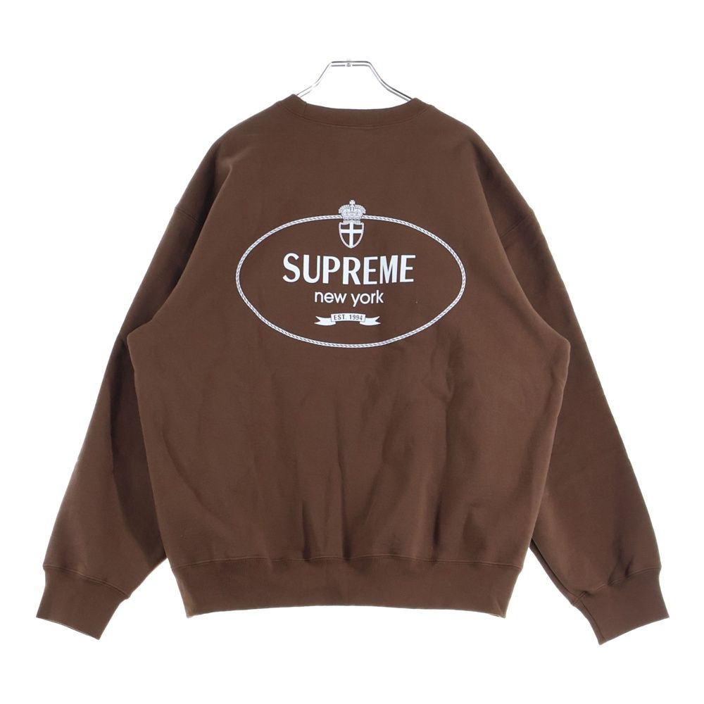 SUPREME (シュプリーム) 24AW Crest Crewneck クレストロゴプリント