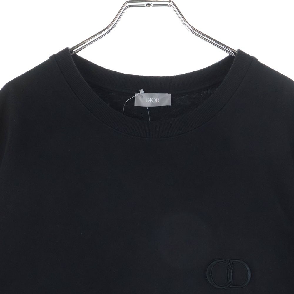 DIOR (ディオール) フロントCDロゴ刺繍 コットン半袖Tシャツ