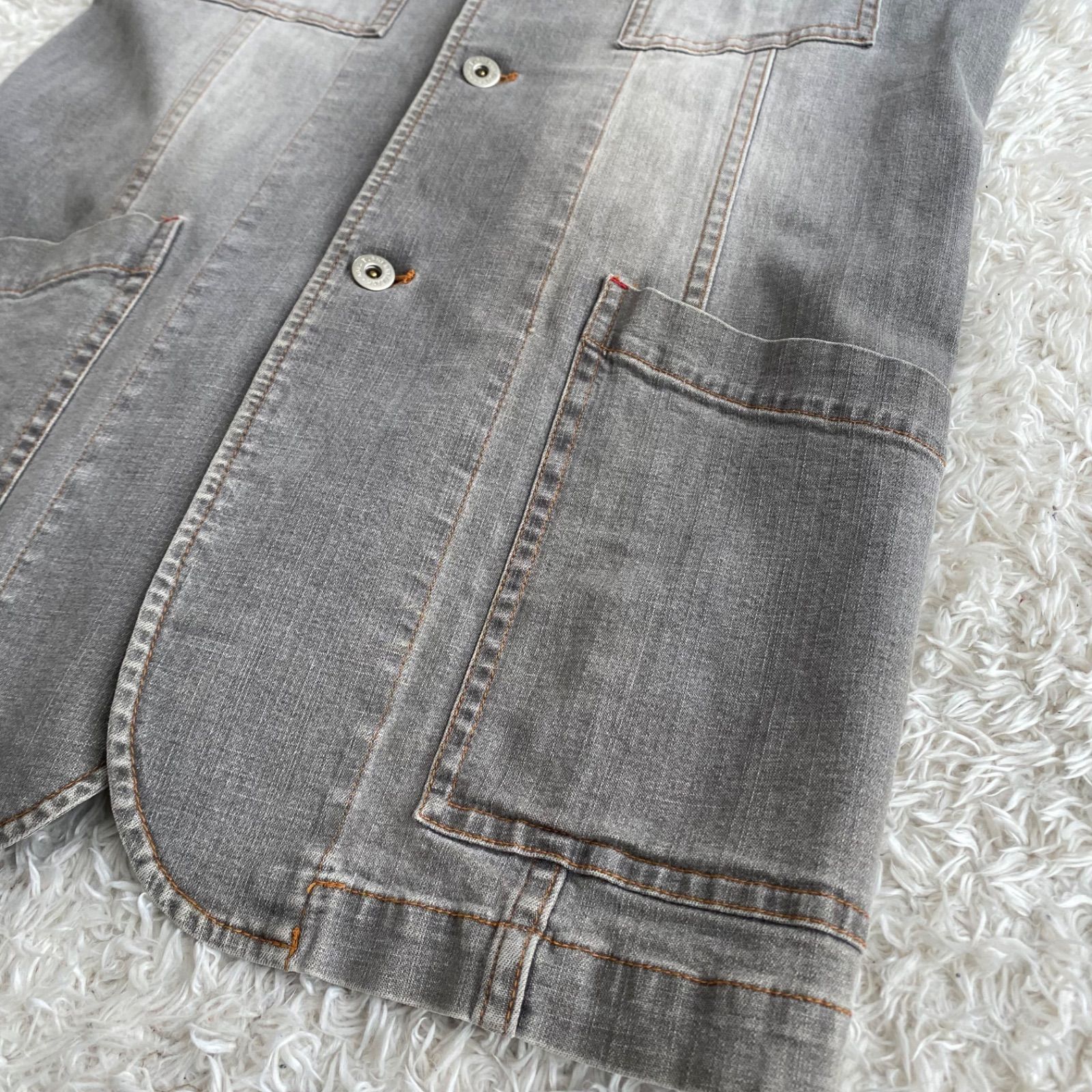 BURBERRY BLACK LABEL バーバリー カバーオール ノバチェック グレー