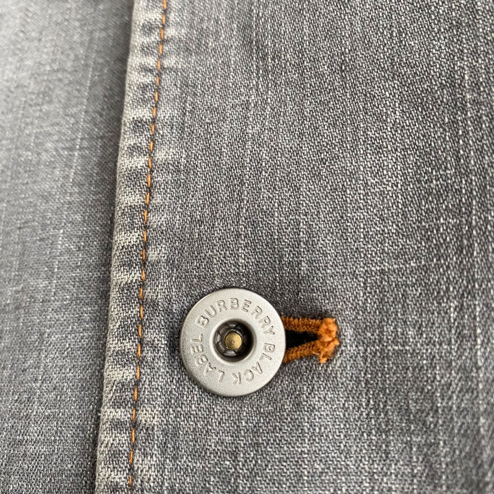 BURBERRY BLACK LABEL バーバリー カバーオール ノバチェック グレー 