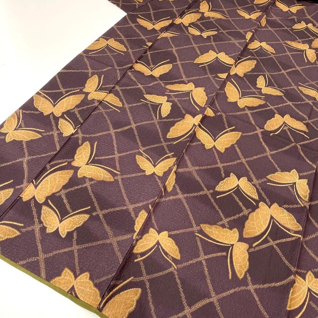  着物と帯 時流 ポ25141◆洗える着物 小紋◆ カラー胴裏 トールサイズ 小紋 着物反物