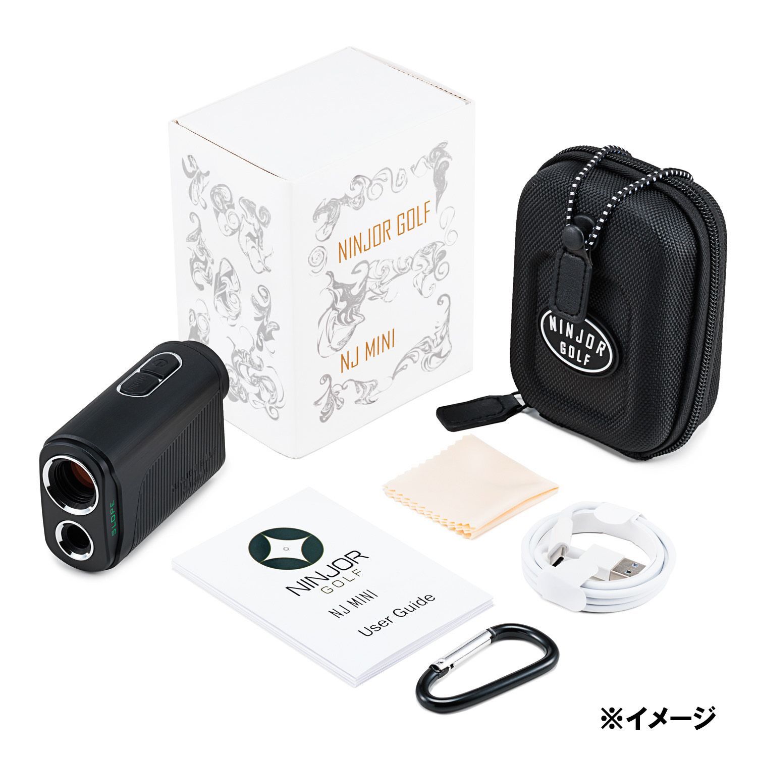 NINJOR GOLF 距離計 ケース付き OLED（赤緑表示） NINJOR GOLF公式・新品・2年保証付き】NJ MINI OLED（赤緑2色表示