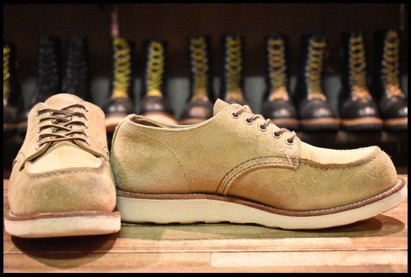 9 D 23年 レッドウィング 8079 オックスフォード ホーソーンアビレーンラフアウト ベージュ ブーツ redwing FL 417