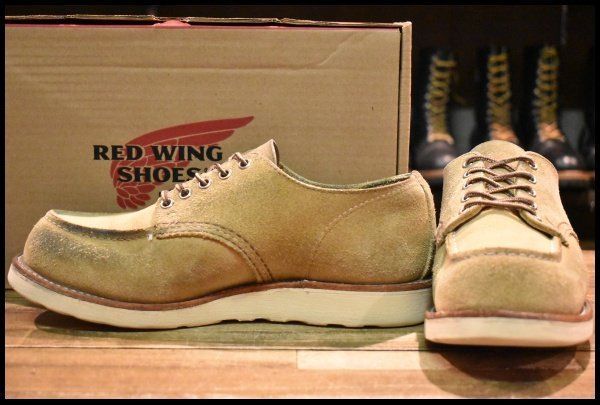 9 D 23年 レッドウィング 8079 オックスフォード ホーソーンアビレーンラフアウト ベージュ ブーツ redwing FL 417