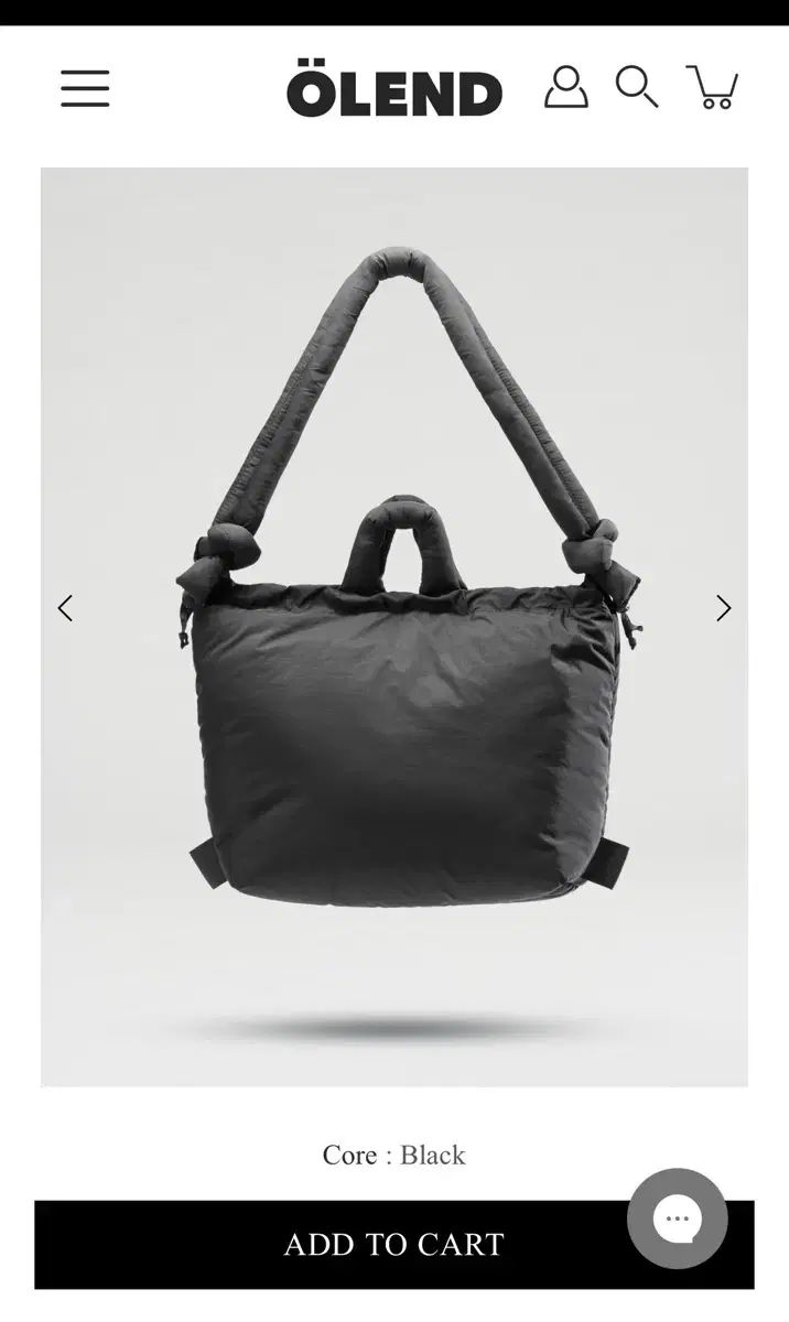 OLEND ブラック トートバッグ