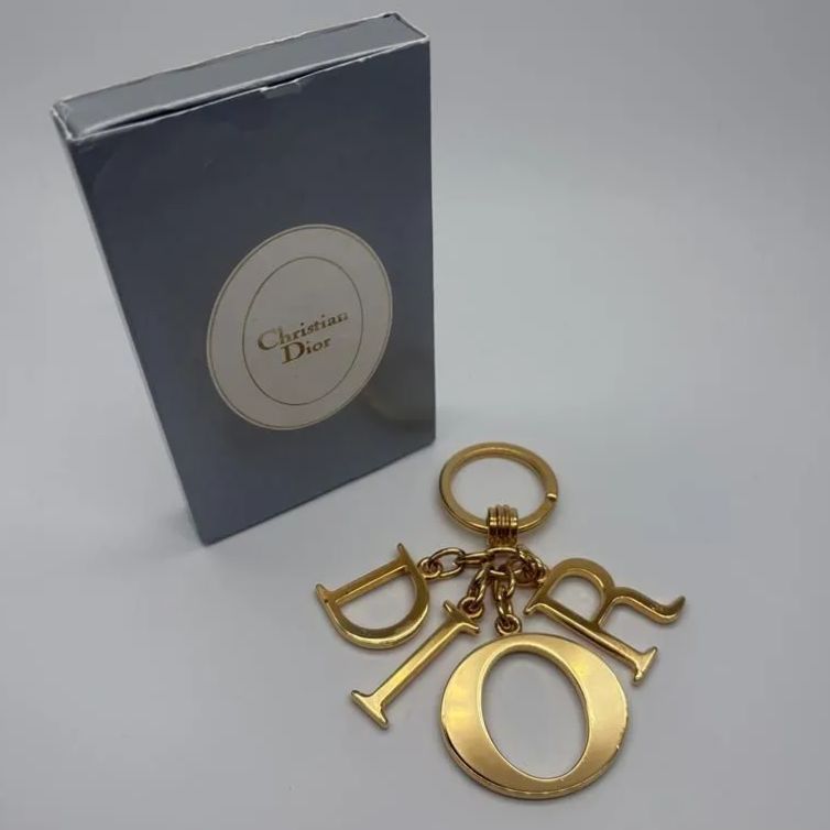 Christian Dior ディオール チャーム バッグチャーム Dロゴ Christian Dior クリスチャンディオール キーチャーム【K141】 - メルカリ