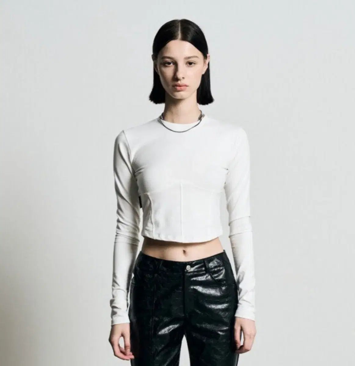 ボヘミアンソウル コルセット ロングスリーブ ブラック BOHEMSEO