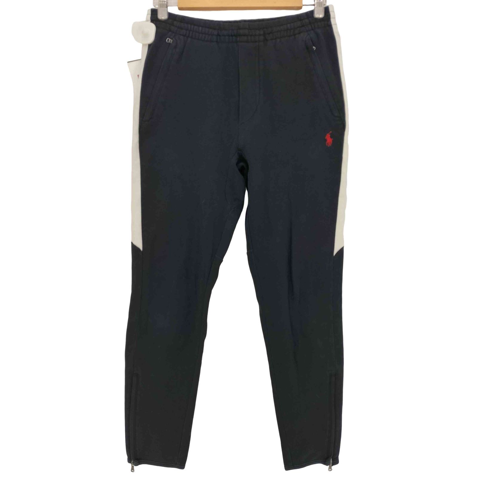ポロラルフローレン POLO RALPH LAUREN ポニー刺繍 サイドライン 裾ジップ トラックパンツ ジャージ メンズ JPN：S 