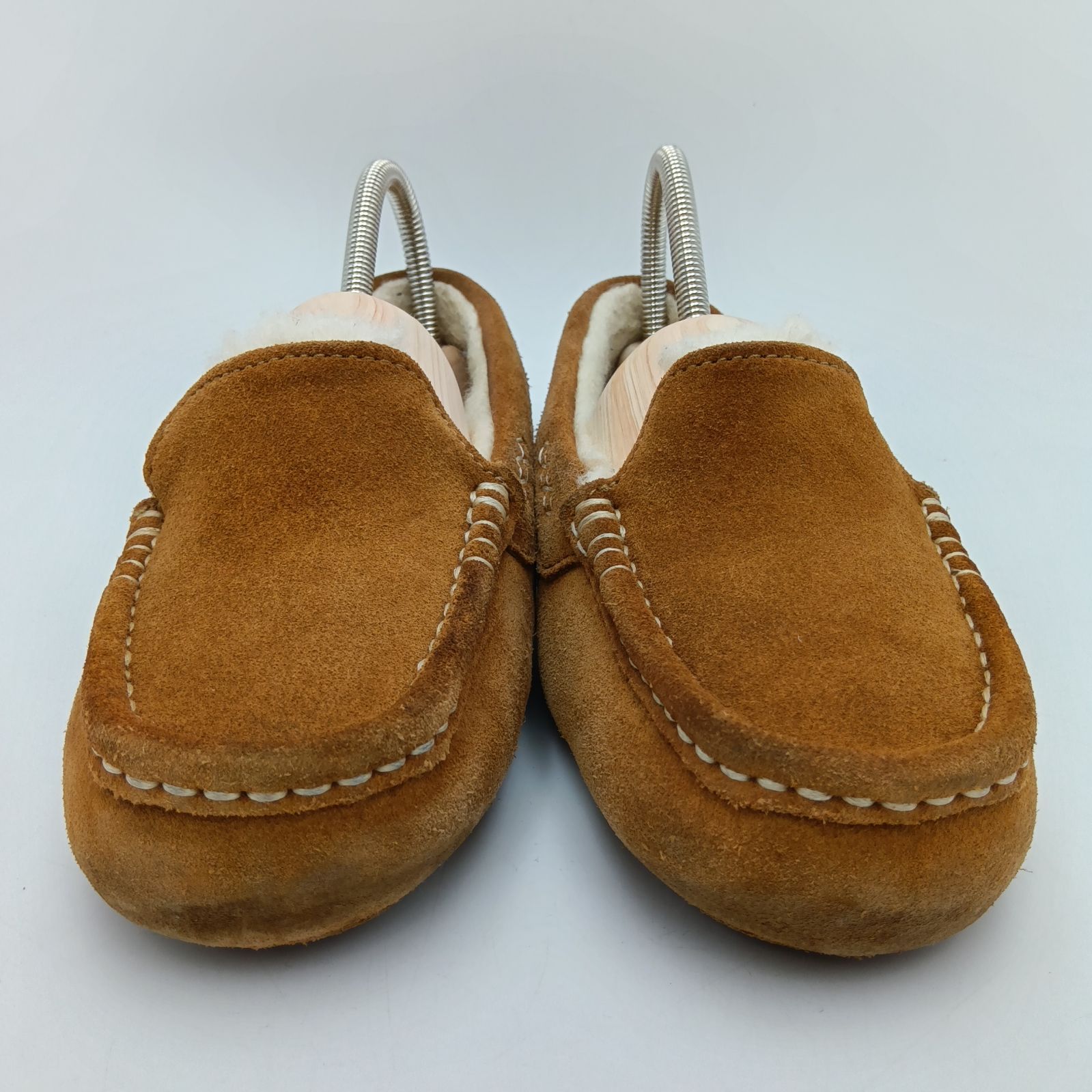 UGG アグ ANSLEY アンスレ― モカシン スエード チェスナット 薄茶色