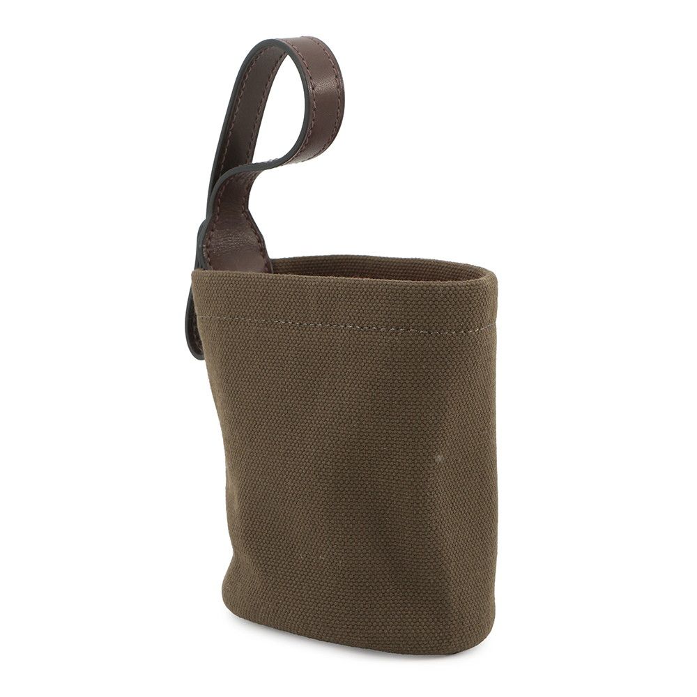 エルメス 犬用トリーツ ポーチ オン ザ ゴー カーキ|シルバー金具 キャンバス B刻印 HERMES 小物入れ