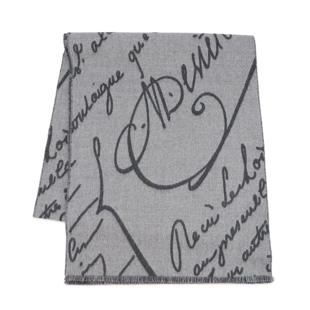 ベルルッティ マフラー スクリットパターン スカーフ ウール Berluti