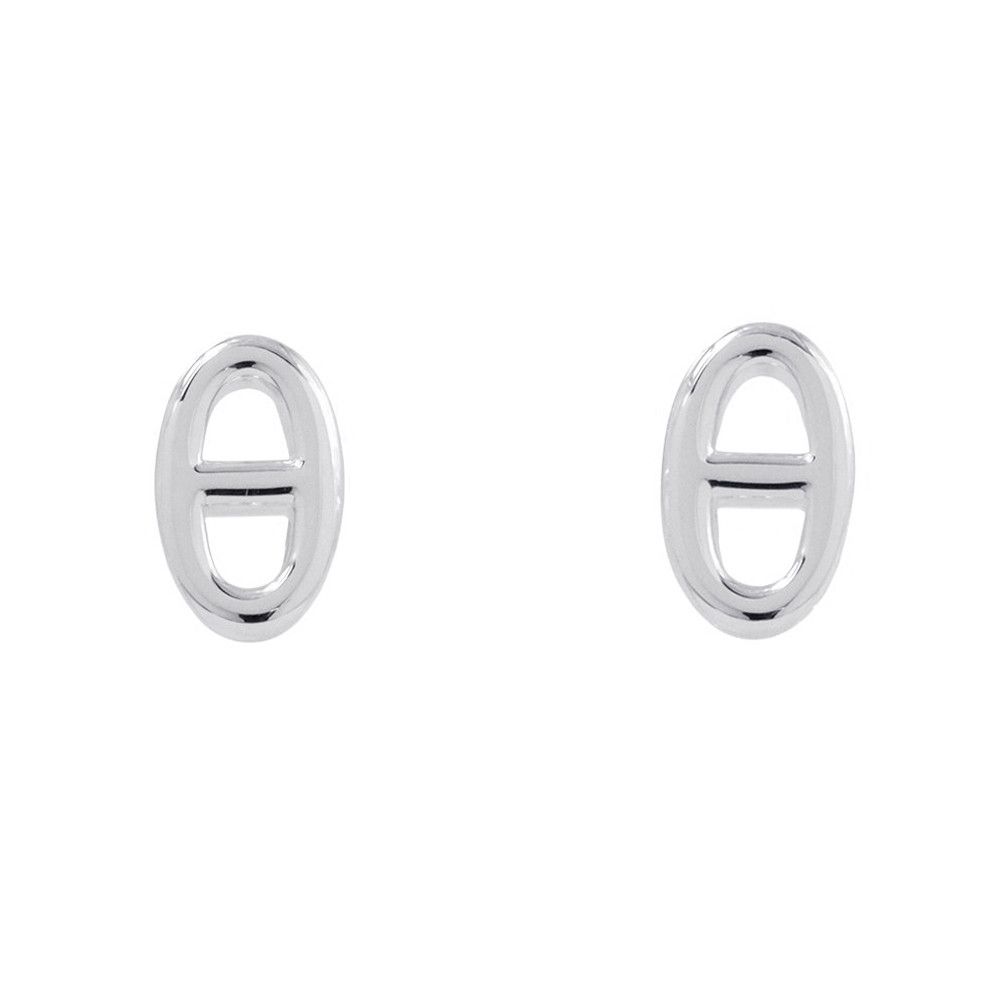 エルメス ピアス ファランドール シェーヌダンクルモチーフ TPM SV 925 HERMES スタッドピアス ジュエリー