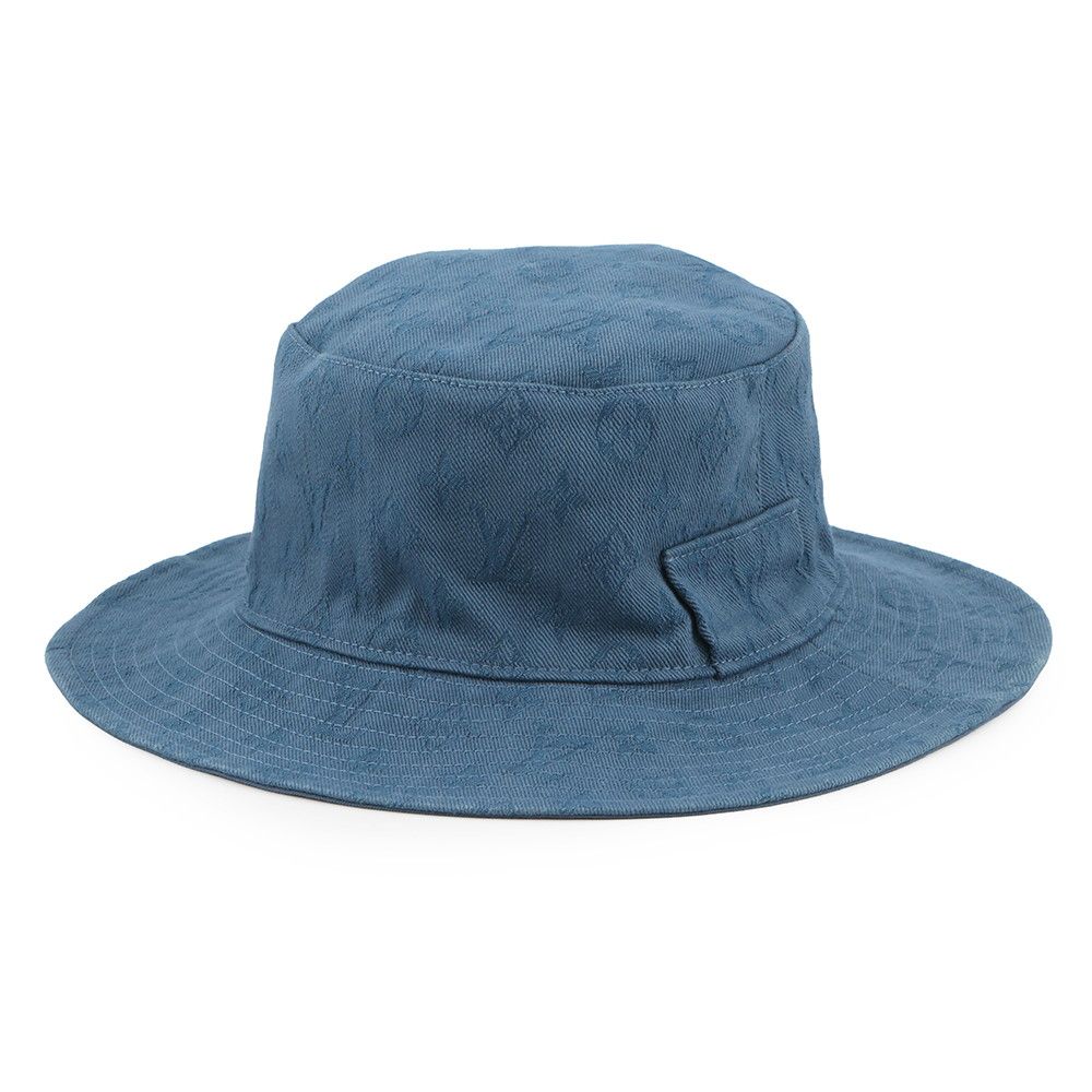 ルイヴィトン バケットハット リバーシブル シャプカ スケーター カラー ブロックス メンズサイズL M 77592 帽子