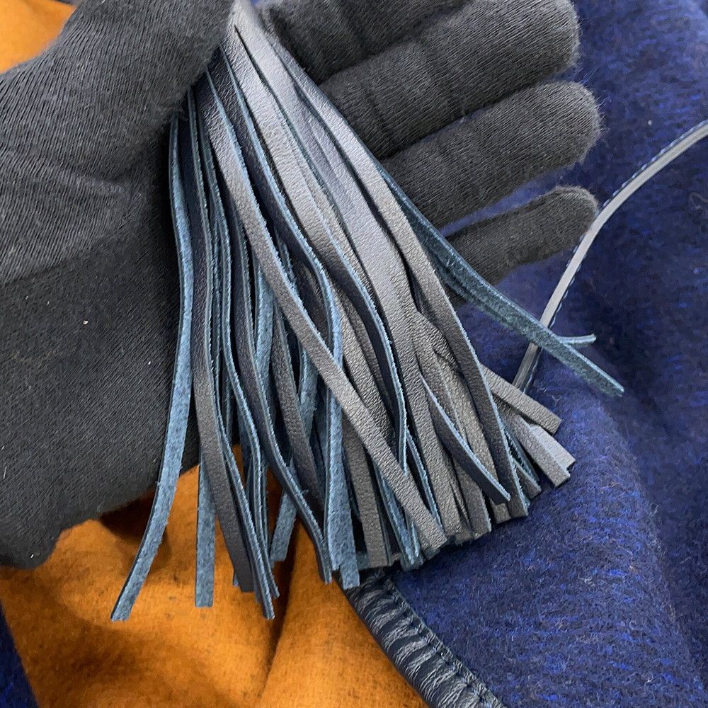 エルメス ポンチョ ハイランド リバーシブル ウール カシミア HERMES