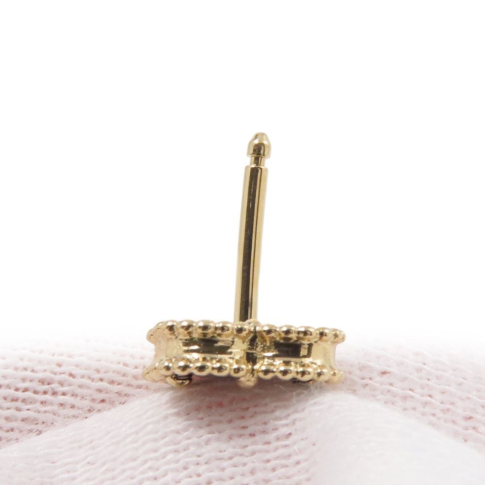 ヴァンクリーフ-アーペル ピアス スウィート アルハンブラ オニキス K 18 YGイエローゴールド ジュエリー 抜け感 ピアス(両耳用) 