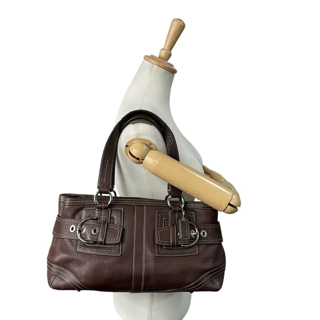 美品 コーチ COACH ソーホー レザー ハンドバッグ トートバッグ 1417