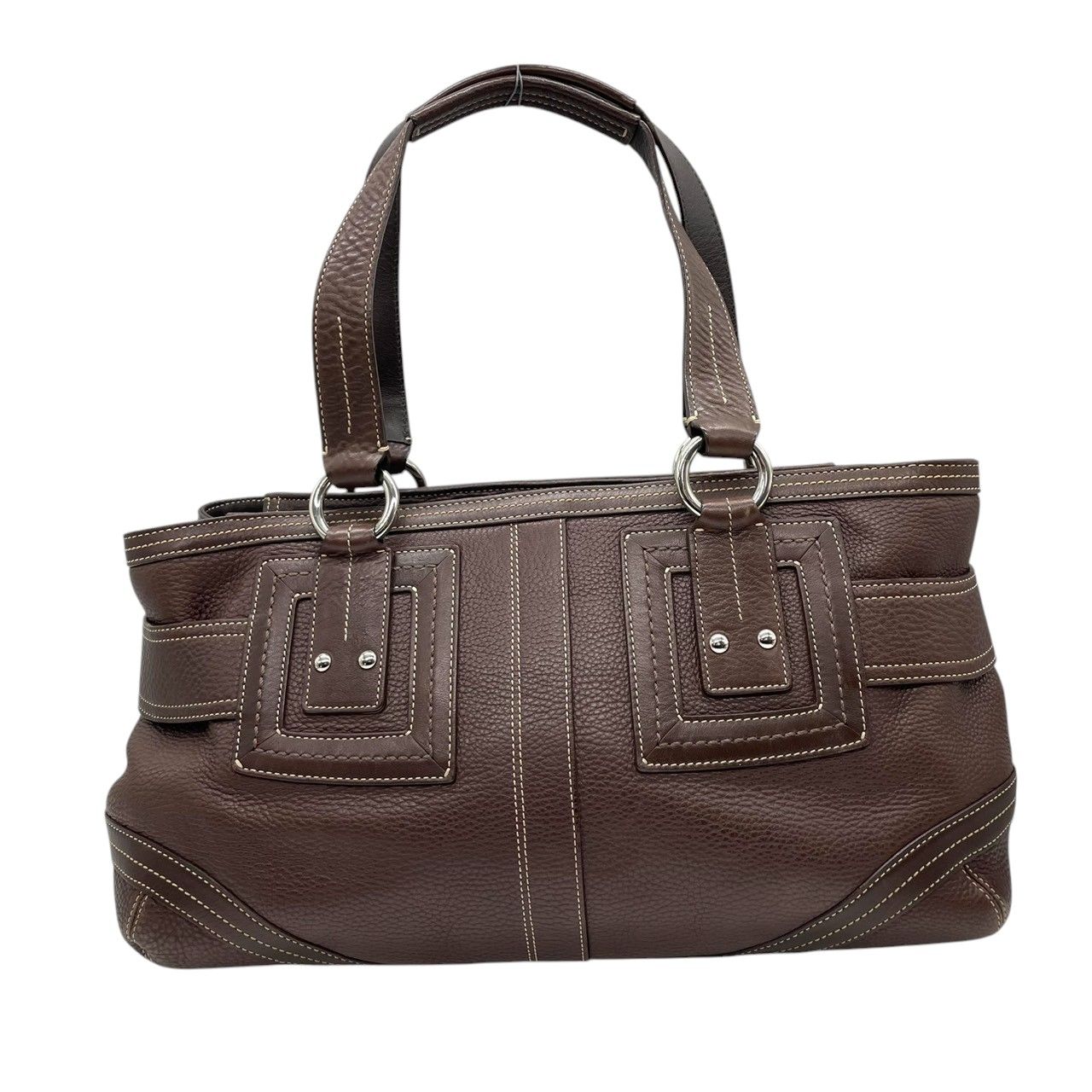 美品 コーチ COACH ソーホー レザー ハンドバッグ トートバッグ 1417