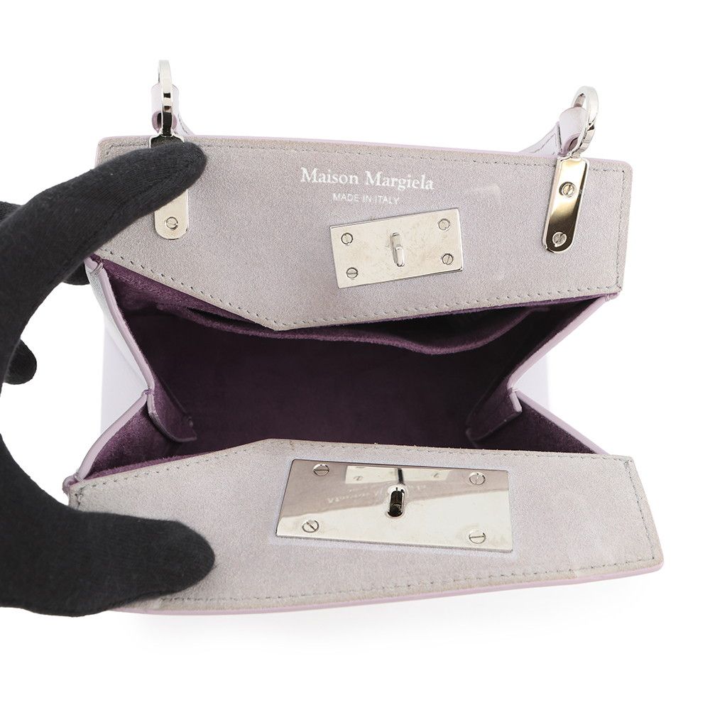 メゾンマルジェラ ハンドバッグ スナッチト スモール レザー  