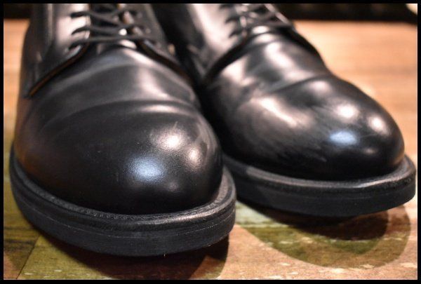  8 D 17年 レッドウィング 101 ポストマン シューズ 黒 ブラック シャパラル 短靴 ローカット 編み上げ ブーツ redwing FL 431 ワークブーツ ブーツ 革靴