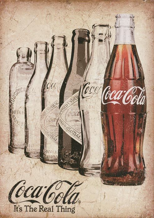 復刻ポスターとB4フレームセット コカコーラ レトロ Coca-Cola 1952 B4